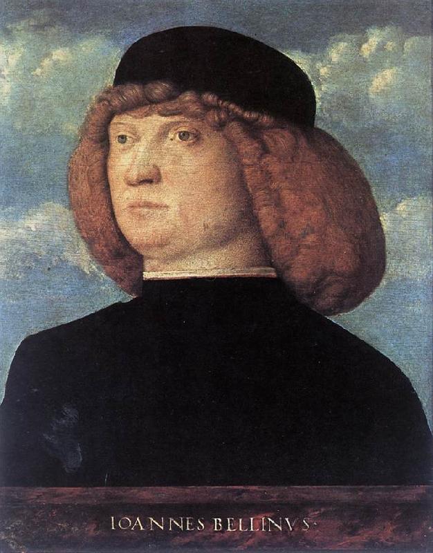 BELLINI, Giovanni Portrait of a Young Man xob Sweden oil painting art